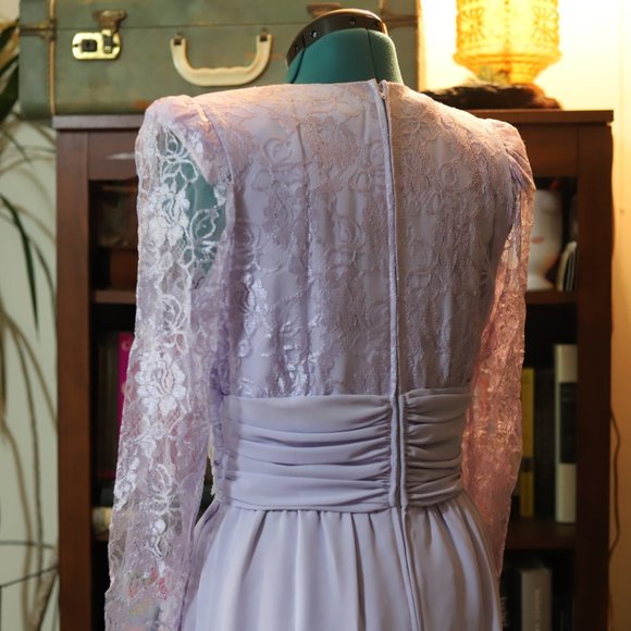 Vintage | purple lace dress - Picture 14 of 16